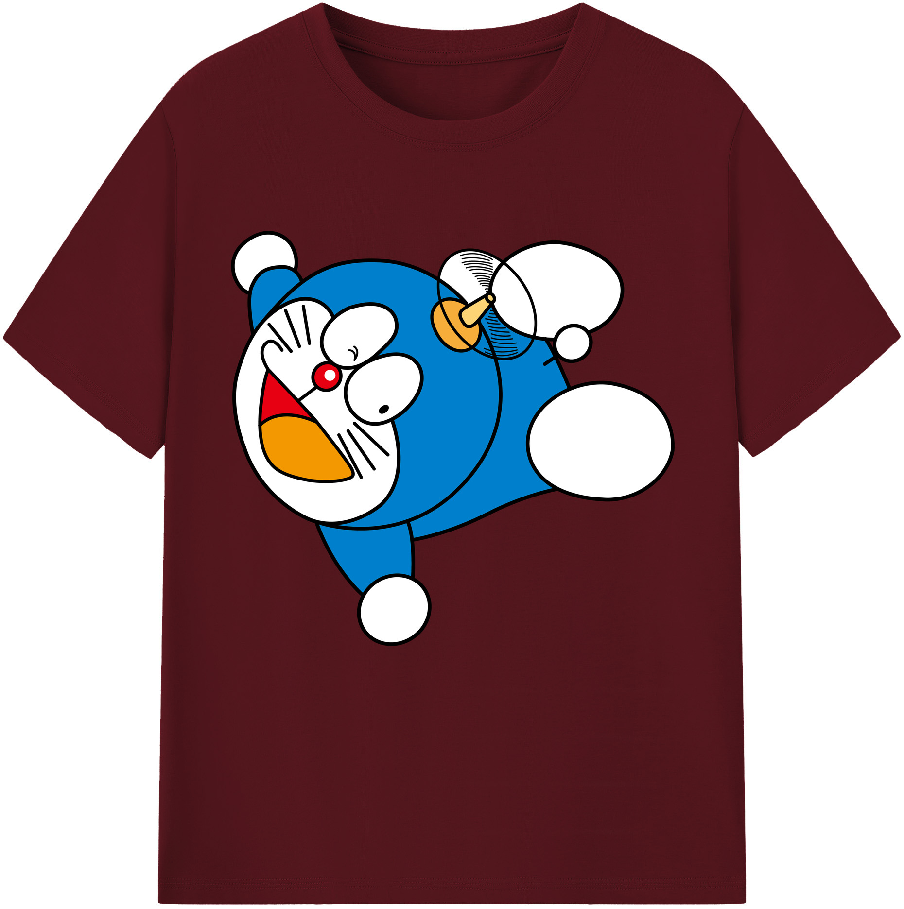 （画像用） ドラえもん Doraemon 綿100％半袖Tシャツ（フロントプリント）